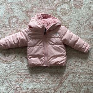 Pink North Face Coat